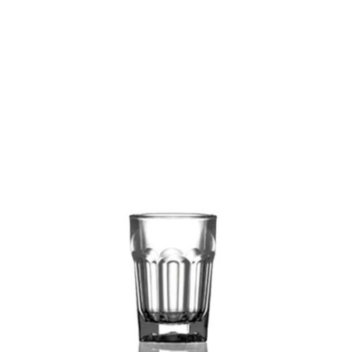 Kunststof Shotglas Remedy 2.5 cl. Laten bedrukken of graveren met je eigen logo